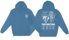 Jonas Brothers Greetings From Your Hometown Tour Hoodie - Blue Reprint
