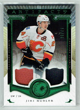 15-16 UD Upper Deck Artifacts  Jiri Hudler  /75  Jersey-Patch