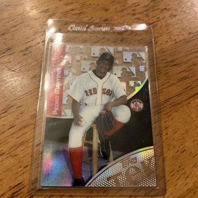 Pedro Martinez 2000 Topps Tek #18-1 Acetate MLB Logo