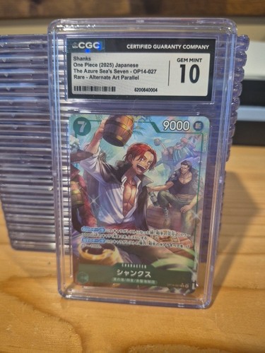 Shanks (Alternate Art) graded CGC 10 for sale on eBay