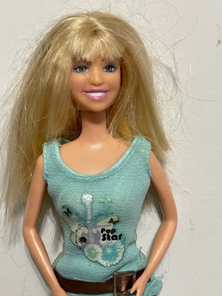 未開封品Hannah Montana フィギュア Doll 人形 バービーレア品 Disney Hannah Montanna Secret Celebrity Popstar Doll 2007