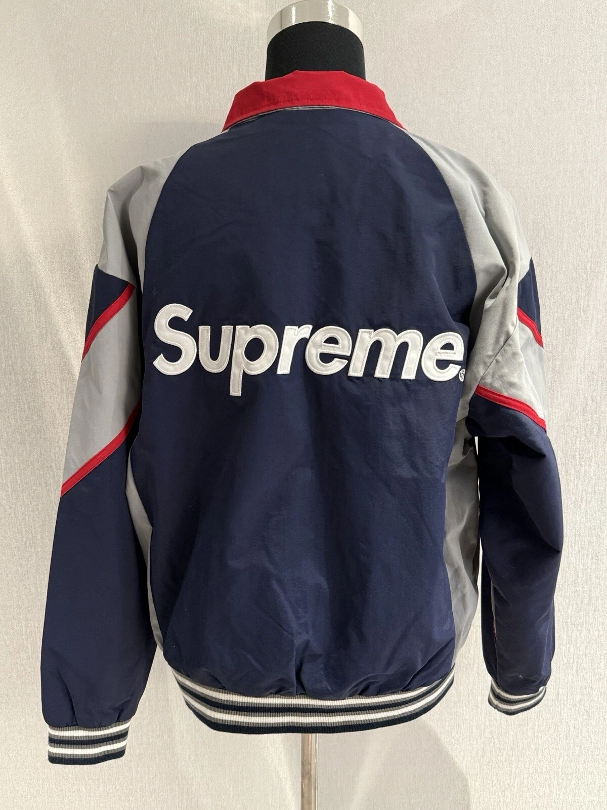 Veste de survêtement Supreme New York Yankees taille S gris/bleu occasion