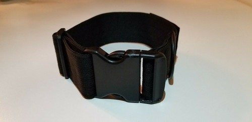 Taktisches Hundehalsband Made in American 2" einfarbig schwarz + personalisierter Aufnäher - Bild 2 von 5