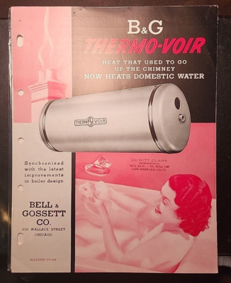 Bell & Gossett Thermo-Voir Water Heater Brochure Bulletin (Boiler System) JBX53