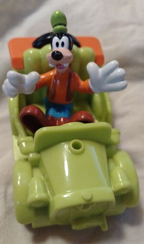 Disney Mickey Mouse Clubhouse Goofy Figure With Jalopy Car Vehicle Toys - Picture 5 of 12