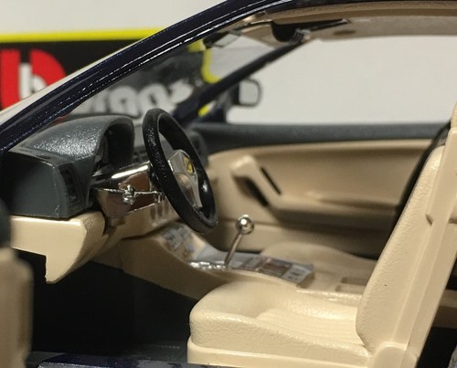 Automodell 1:18 FERRARI 456 GT 1992 blau - BURAGO No. 3036 - Bild 5 von 10
