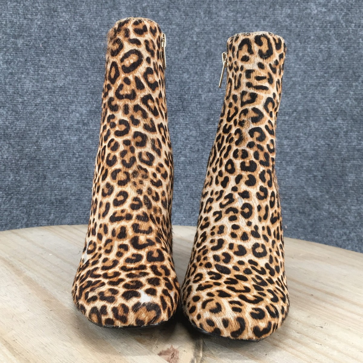 【関税/送料無料】Steve Madden レオパードショートブーツ Steve Madden Boots Womens 7.5 M Pixie Leopard Print Heels