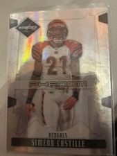 2008 Leaf Limited Simeon Castille /999 Cincinnati Bengals