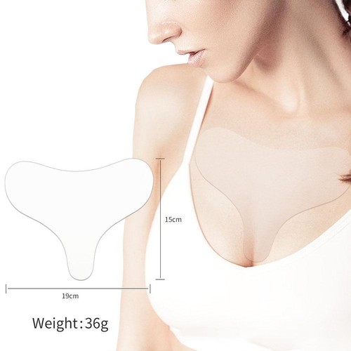 Reusable Anti Wrinkle Chest Neck Pads Silicone Removal Lifts Lot Patch Skin DX - Picture 14 of 21
