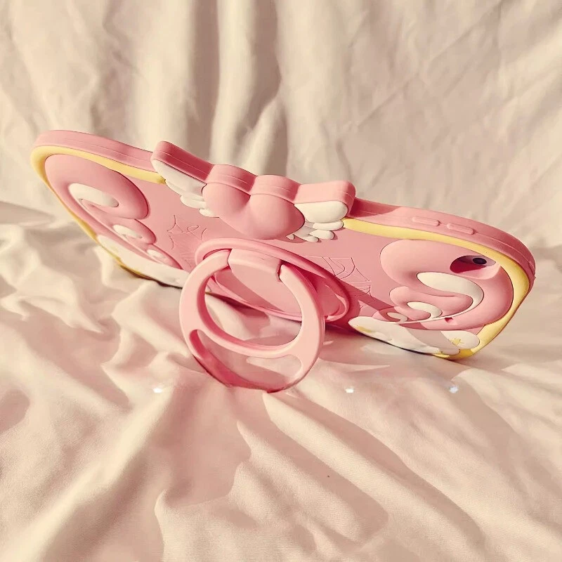 Cardcaptor Sakura Love Wings Rotate 360 Degrees Protective Sleeve for Iphone New - Image 3 of 4