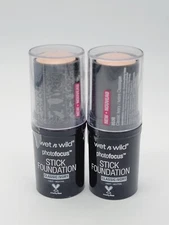 wet n wild Photo Focus Stick Foundation Classic Ivory 0.42 oz. QTY:2