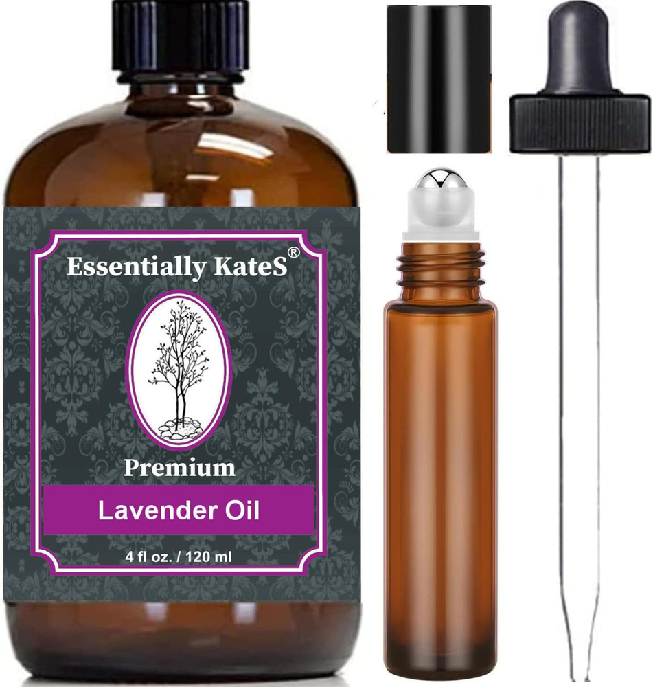 Lavender Oil - 100% Pure and Natural, Therapeutic Grade with Glass Dropper