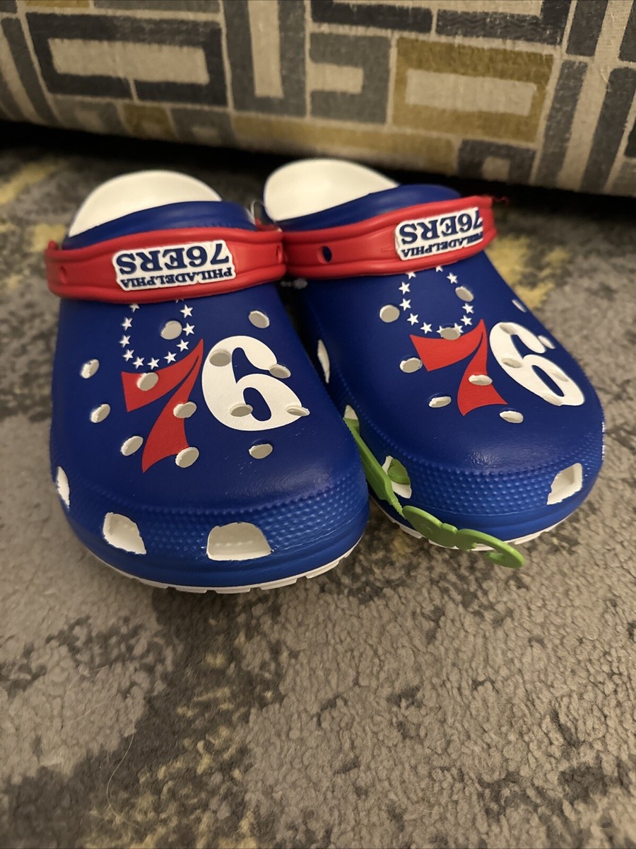Crocs NBA Philadelphia 76ers Classic Clogs for Men Sz 10 | eBay
