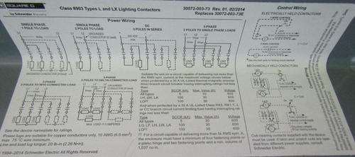 😃 SQUARE D 30 AMP ENCLOSED LIGHTING CONTACTOR 120 VAC COIL 600 VAC 8903LG40 - Picture 11 of 11