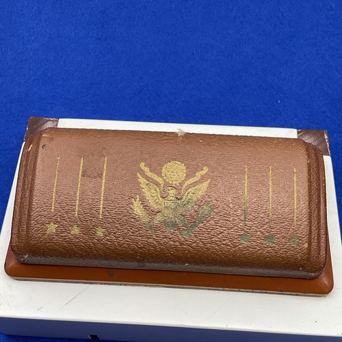 Seltene Bulova WWII Militäruhren Präsentationsbox Fifth Avenue New York