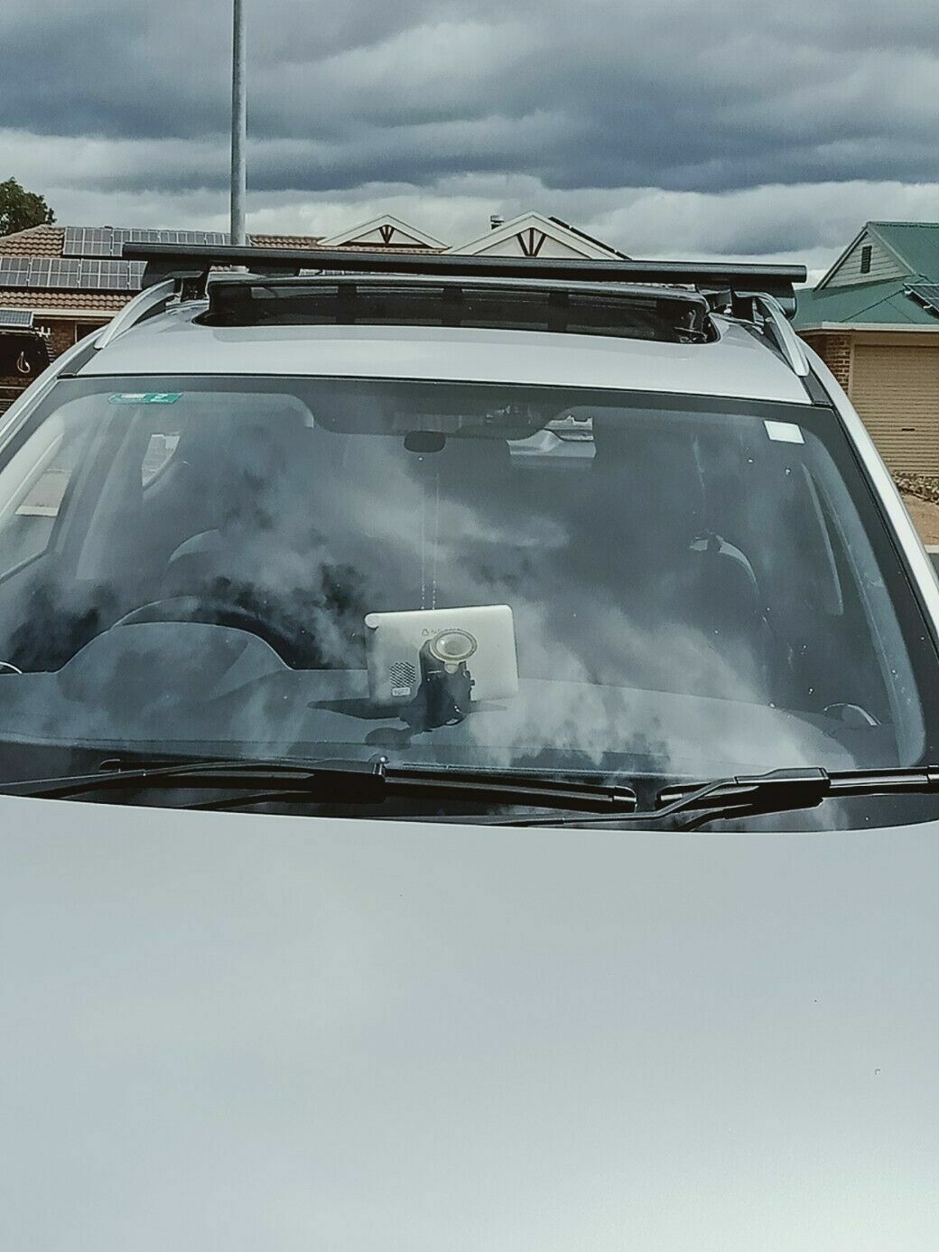 2x BLACK NEW CROSS BAR ROOF RACKS For MG ZS 2017 2023 goes over