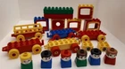 Vintage 80s Lego Duplo,train Wagon,people,window