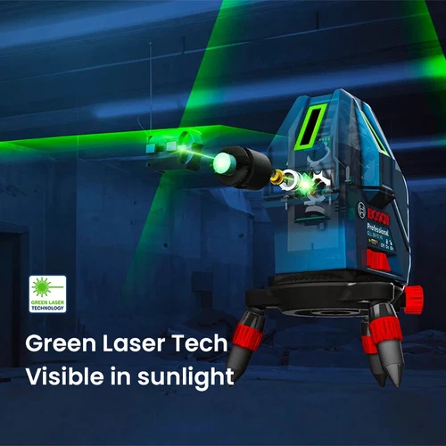 Original BOSCH GLL 5-50XG Professional Green Laser Level 3D 5-Line Self Measure - Picture 5 of 5