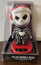 Disney Tim Burton's The Nightmare Before Christmas Jack The Skelton Solar Bobble