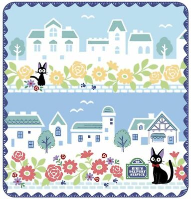 Kiki's Lieferservice Handtuch Jiji Blue Sky 34×36cm Studio Ghibli Neu JP