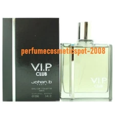 NIB CLUB V.I.P. / VIP by JOHAN B FOR MEN 3.4 OZ / 100 ML EAU DE TOILETTE SPRAY