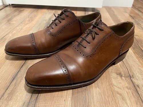 Meermin Brown Brogue Toe Capped Oxford Men's US 10.5 (UK 9.5)