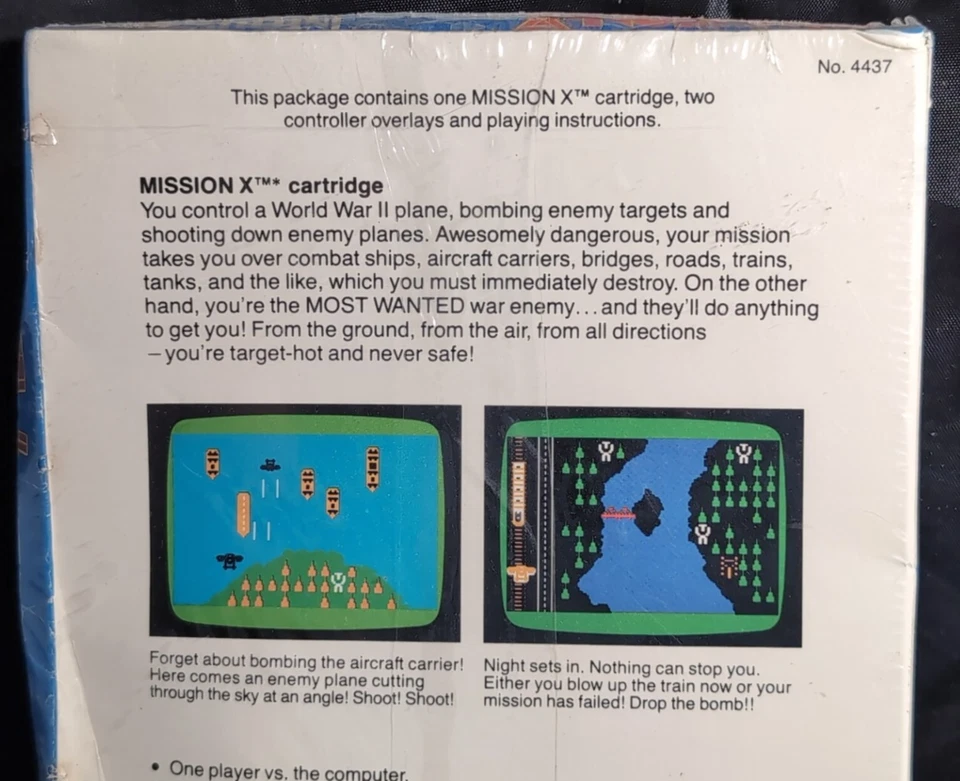 Mission-X - Mattel Intellivision - New Sealed (Read Description) 1983 - Image 3 of 4