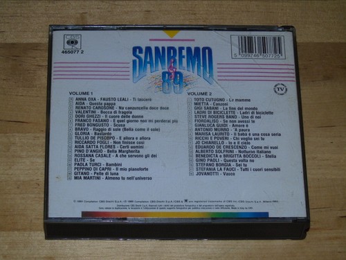 ARTISTI VARI - SANREMO 89 - 2 CD BOX - Foto 2 di 4