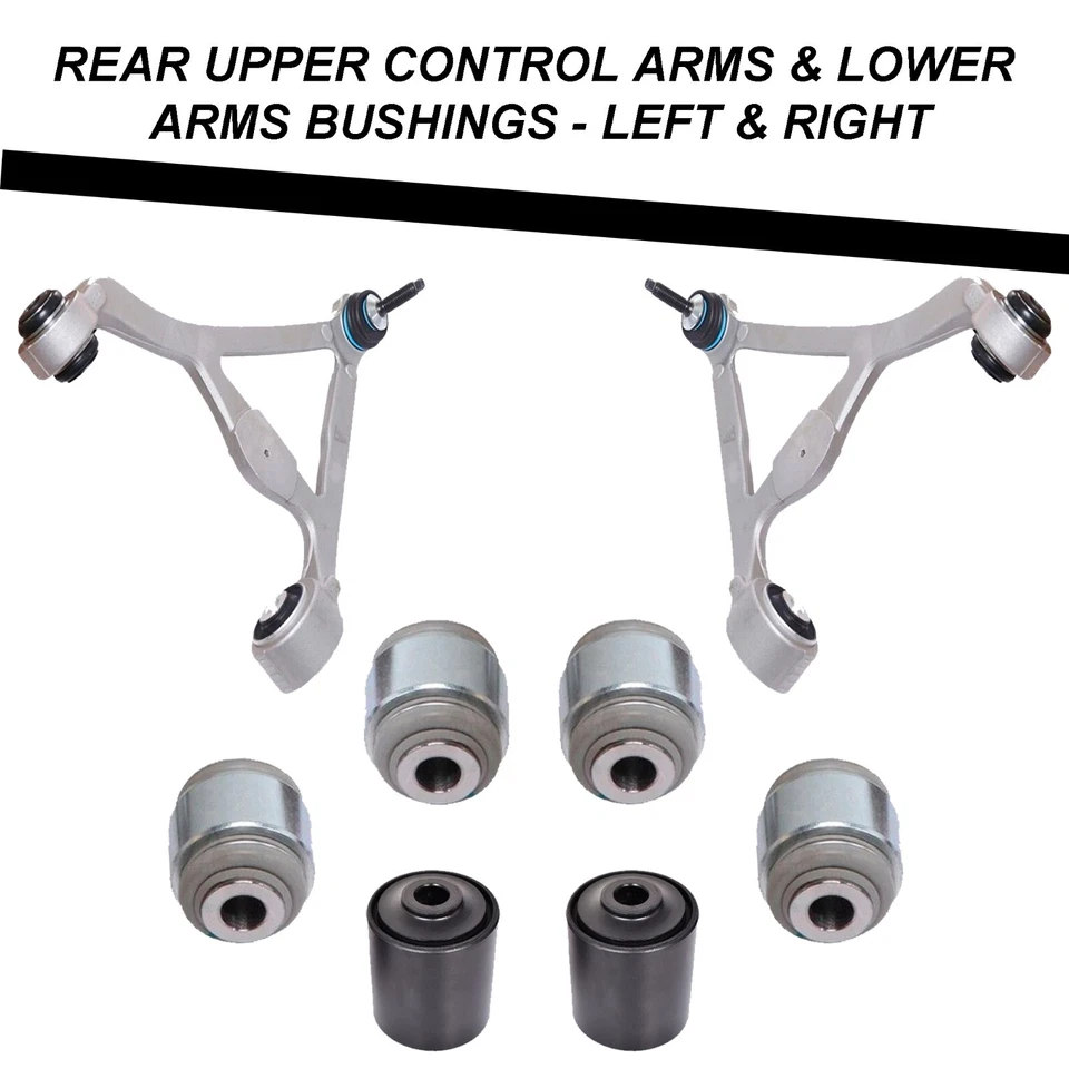Front & Rear, Upper & Lower Control Arms, Links, Tie Rods 22pc for JAGUAR XF XFR - Image 4 of 4