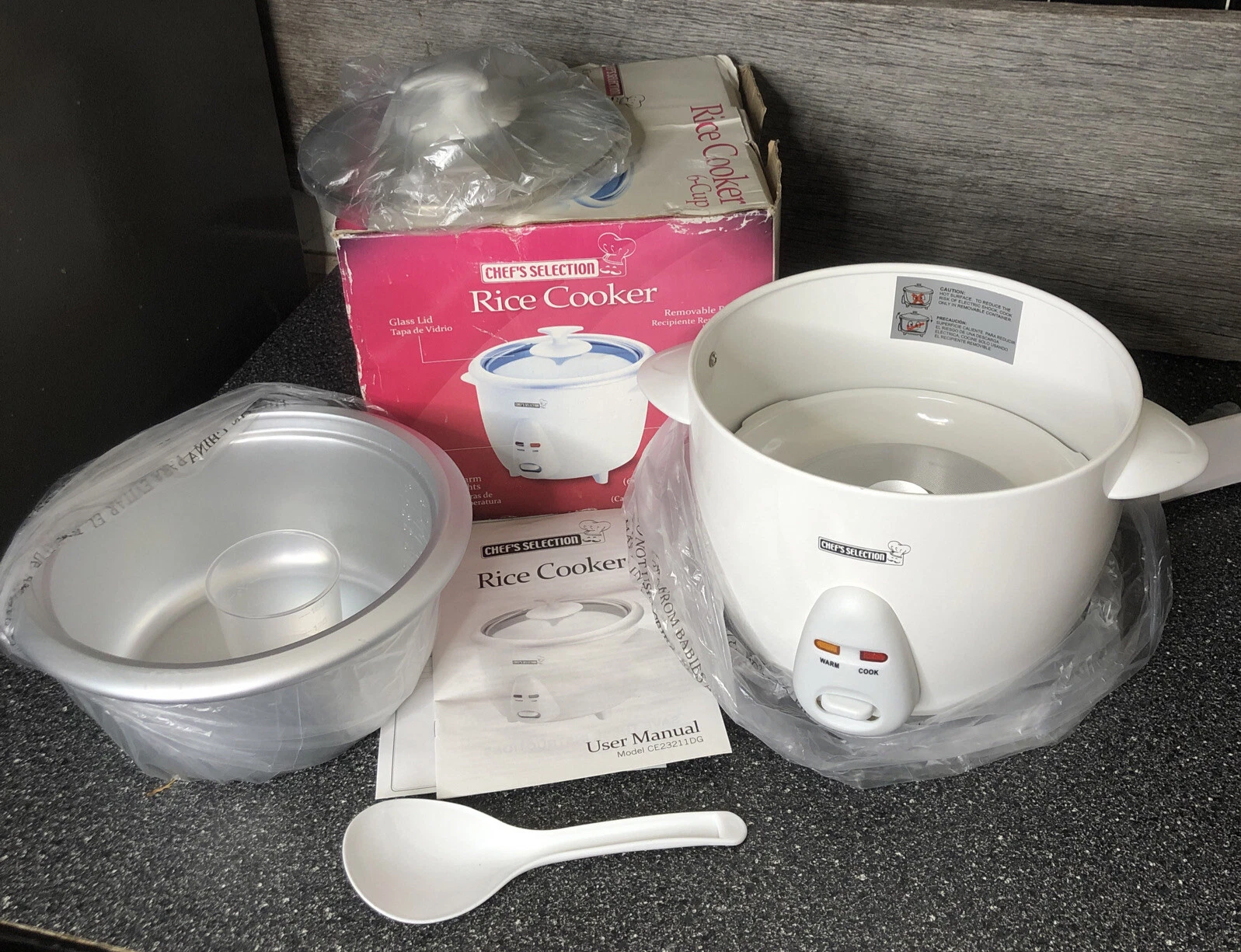 Chef's Selection 6 Cup Rice Cooker New