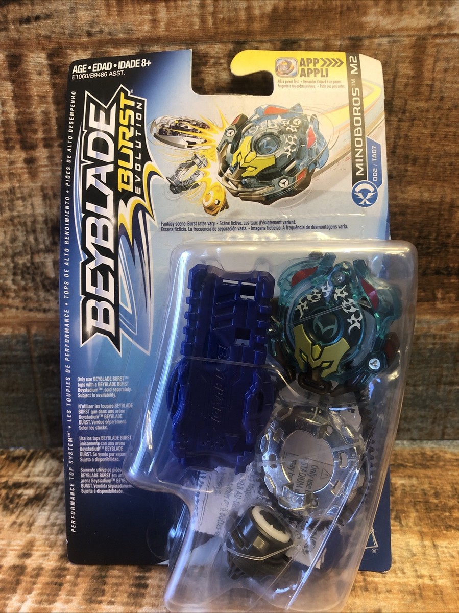 Beyblade Burst Evolution MINOBOROS M2 Top HASBRO Attack +LAUNCHER American  NEW