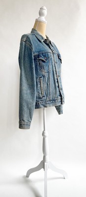 Vintage Levi's 1980s #70506 0214 Medium Wash Denim Trucker Jacket