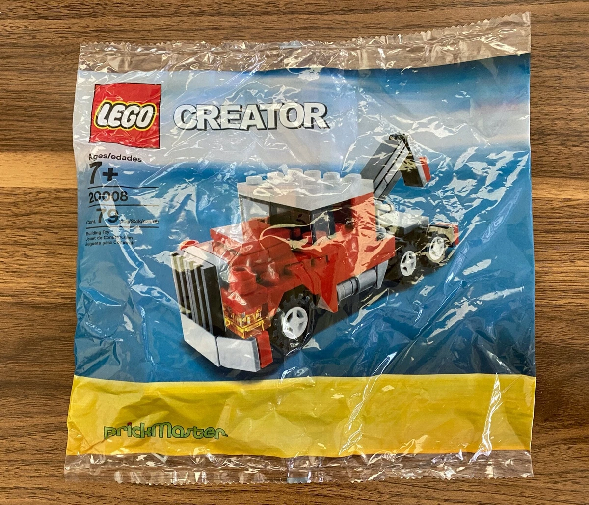 NEW Lego BRICKMASTER 20008 Creator TOW TRUCK Polybag VINTAGE
