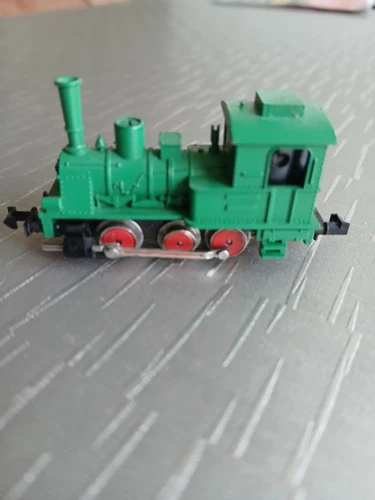 Minitrix Dampflokomotive - Spur N - Grün -