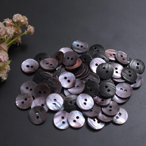 Handcrafted Polish Mother of Pearl Shell Buttons for Clothing Accessories-15MM