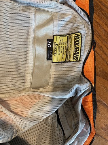EUC Orange Icon Hooligan 2 Mil-Spec Motorcycle Jacket & Mesh vest- Large - Picture 9 of 20