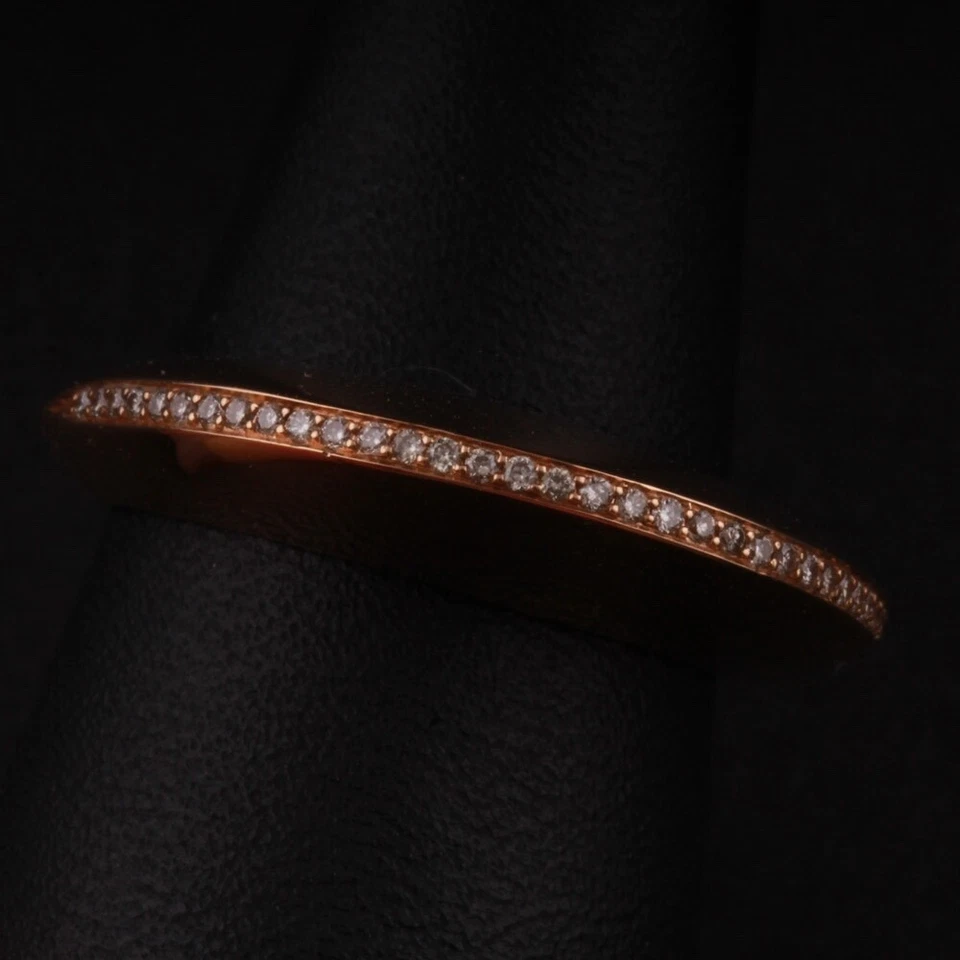 Anillo de oro Georg Jensen # 1570 RG. Dune con diamantes. 18 quilates. NUEVO. Foto 3 de 4