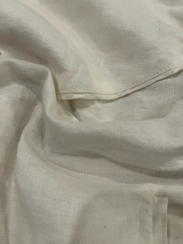 NWOT Hatley Women’s White 100% Linen Elastic Waist Pockets Everywhere Shorts L - Bild 15 von 19