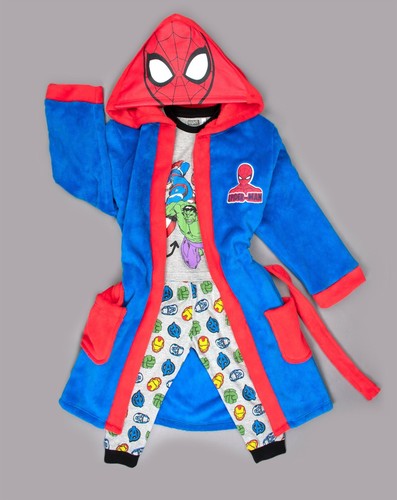 Avengers Pyjamas For Boys Age 3-10 Long Sleeve Marvel PJ set Cotton Christmas - Picture 4 of 9
