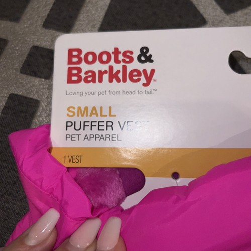 SMALL Color Block Option Dog Puffer - Pink Purple - Boots & Barkley - Bild 5 von 6