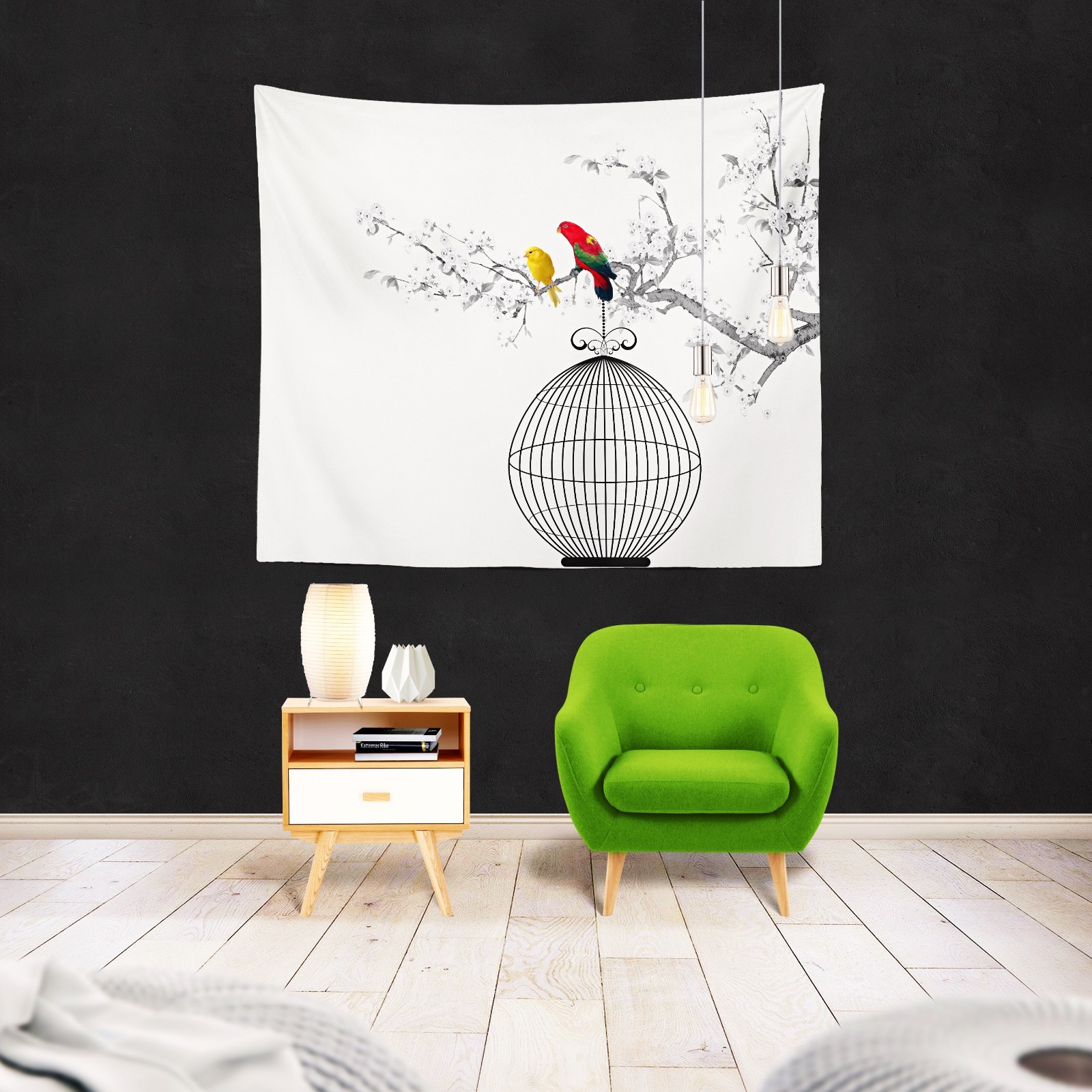 UK Made 3D NUOVO Parrosso Cage Design stampa copripiumini o o o Arazzo O Cuscino cec415 UK Made 3D NUOVO Parrosso Cage Design stampa copripiumini o o o Arazzo O Cuscino cec415
