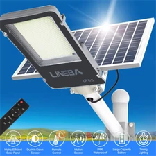 8800W Commercial Solar Street Lights Outdoor Dusk to Dawn Motion Sensor Security