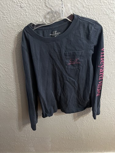 Girls Blue vineyard vines long sleeve T-shirt size Medium - Picture 3 of 9