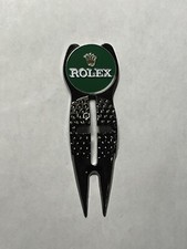 (1) Rolex Crosshairs Golf Divot Tool & (1) Rolex 1" Coin Style Golf Marker