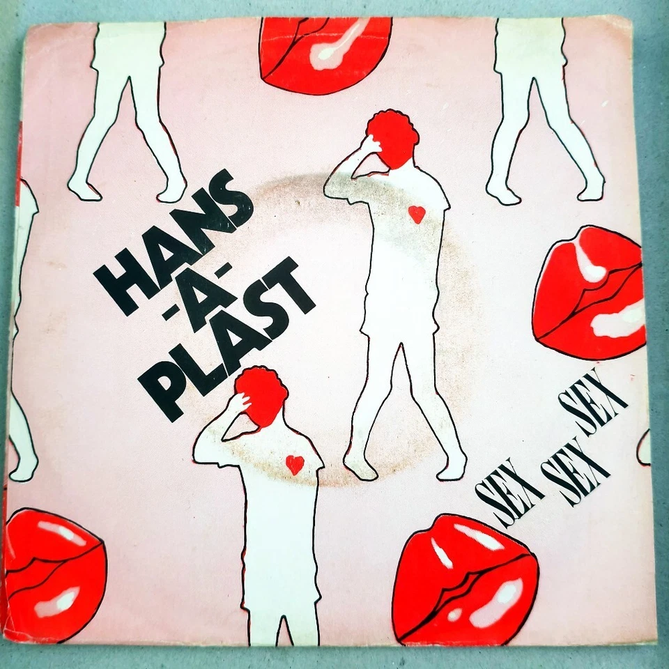 Hans-A-Plast Sex Sex Sex Lemminger Punks 7'' NDW red Vinyl Inserts NOFUN 1981 - Bild 2 von 4