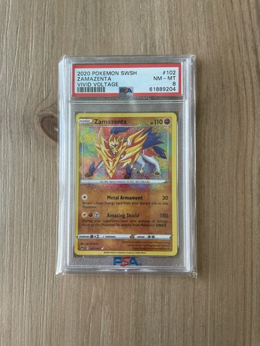 Zamazenta graded PSA 8 for sale on eBay
