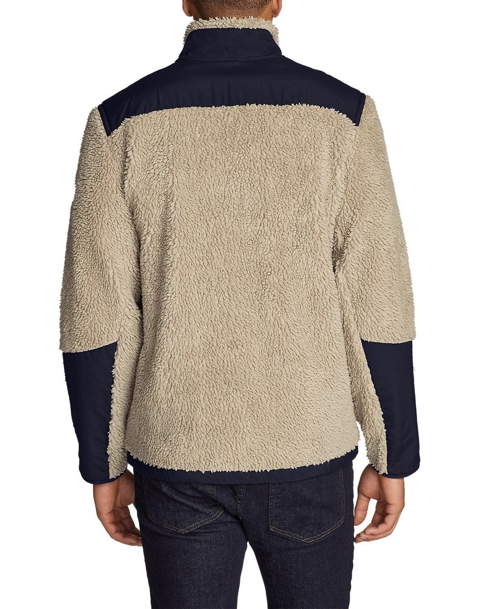 Eddie Bauer Rangefinder Fleece Jacket, Men's Med Dark Oatmeal