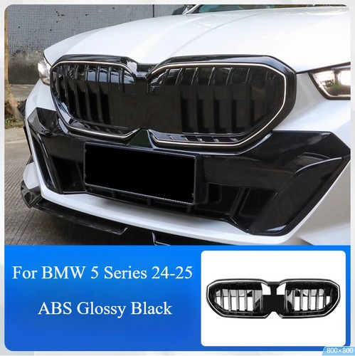 Front Bumper Kidney Grille Grill For BMW 5Series G60 2024-2025 ABS ...