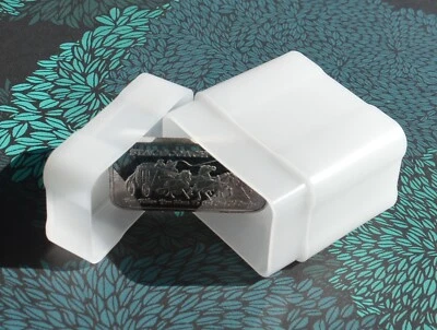 CoinSafe silver bullion bar box - secure storage tub for 20x 1 ounce ingots