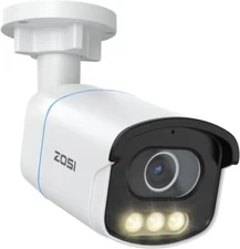 ZOSI 5MP/8MP PoE Security Add-On Outdoor Camera Night Vision Two-Way Audio